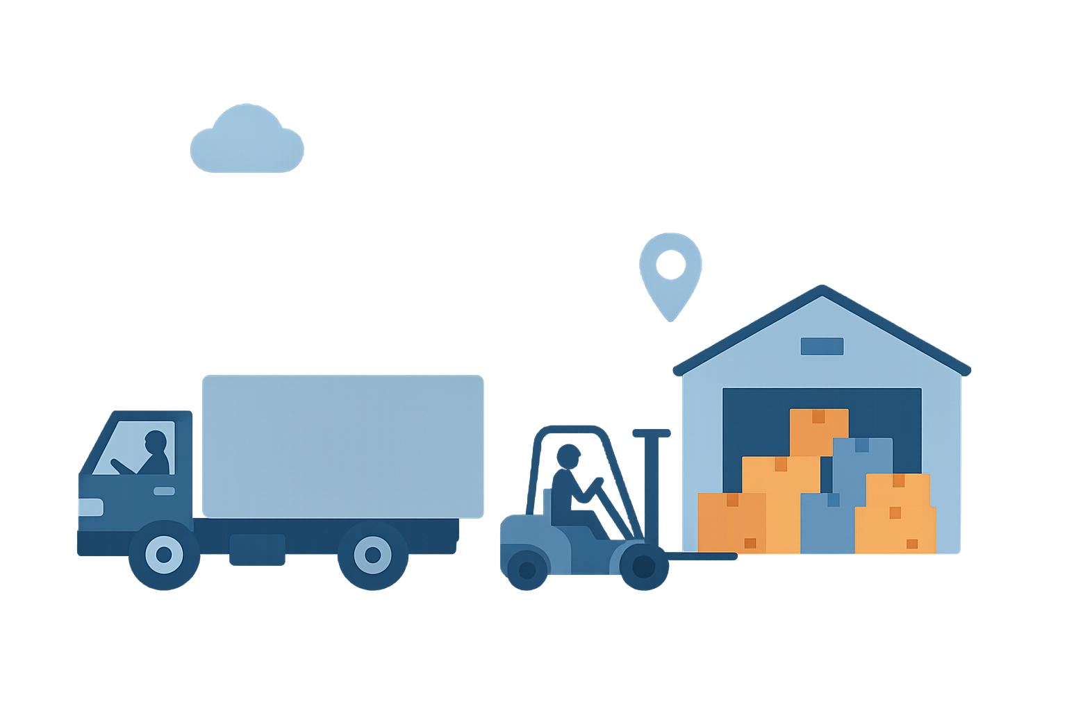 Logistics illustration